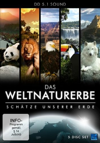 Das Weltnaturerbe - Schätze unserer Erde (5 Disc-Set), DVD