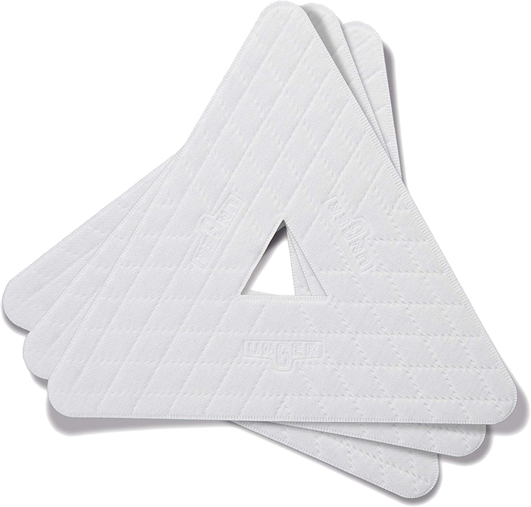 UNGER Quik Pads für Fensterreiniger Stingray Set 160 OS (25 Stück, für glatte Oberflächen + Fenster,