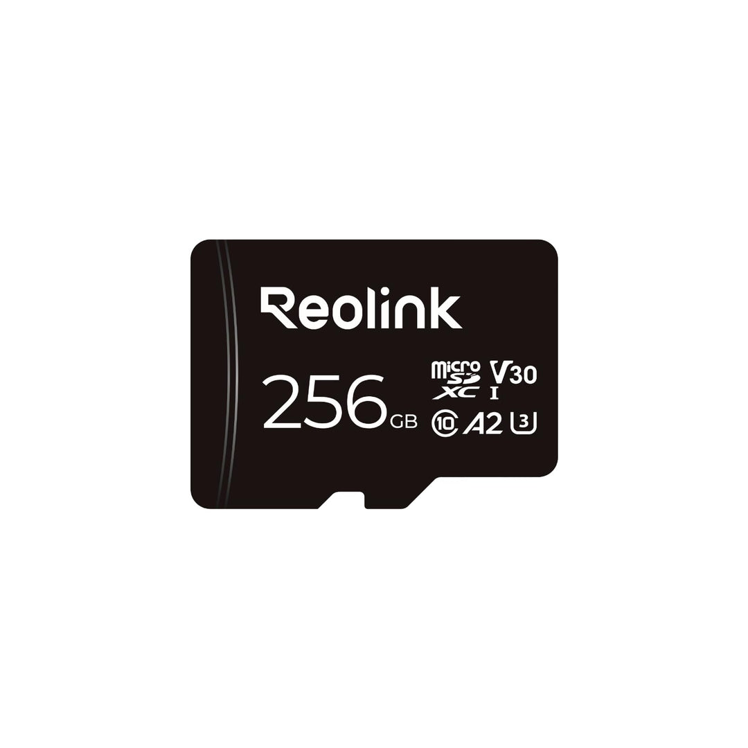 Reolink 256GB Micro SD Karte, Klasse 10 A2 U3 MicroSDXC-Hochgeschwindigkeitsspeicherkarte, kompatibe
