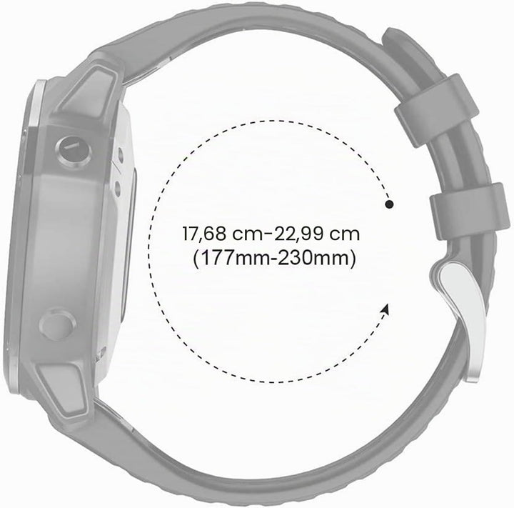 NotoCity Armband für Garmin Fenix 6/6 Pro/7/5/Fenix 5 Plus/Forerunner 935/945/Instinct, 22mm Breite
