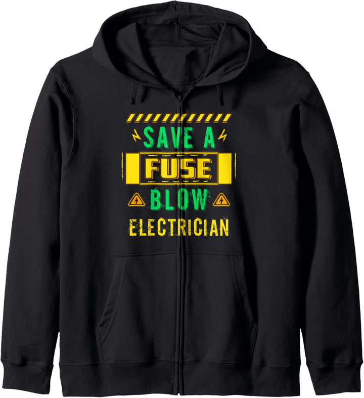 Speichern Sie eine Sicherung, die ein Elektrikergeschenk Kapuzenjacke