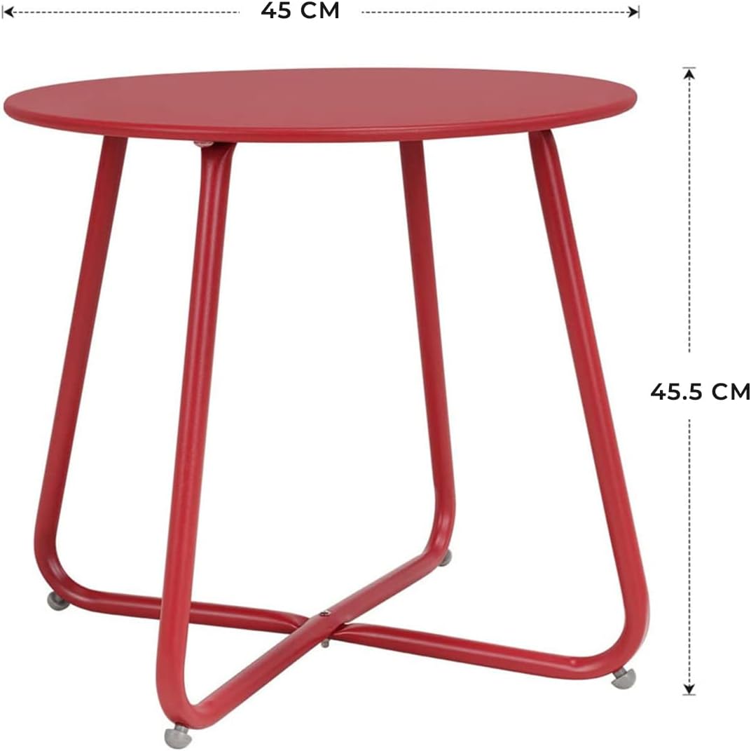 Grand patio Beistelltisch, Verschiedenen FarbenKaffeetisch, Leicht, Stabil, Einfacher Aufbau, Kleine