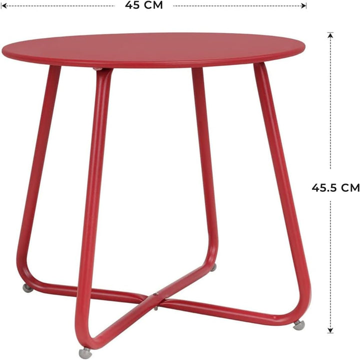 Grand patio Beistelltisch, Verschiedenen FarbenKaffeetisch, Leicht, Stabil, Einfacher Aufbau, Kleine