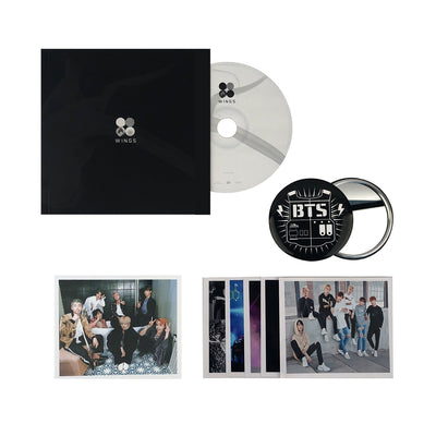 BTS 2nd Album - Wings [ G ver. ] CD + Photobook + Photocard + FREE GIFT / K-POP Sealed, Audio-CD