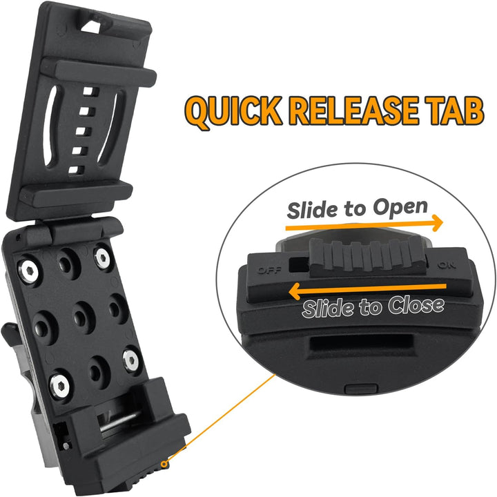 otuiaim Clip-on Werkzeug Gürtelclip - Clip-on Werkzeuggürtelhalter, 304 Edelstahl Werkzeugclips für