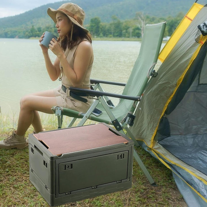 Outdoor-Camping-Aufbewahrungsbox, zusammenklappbarer Kofferraum-Organizer, Outdoor Camping Faltbox,
