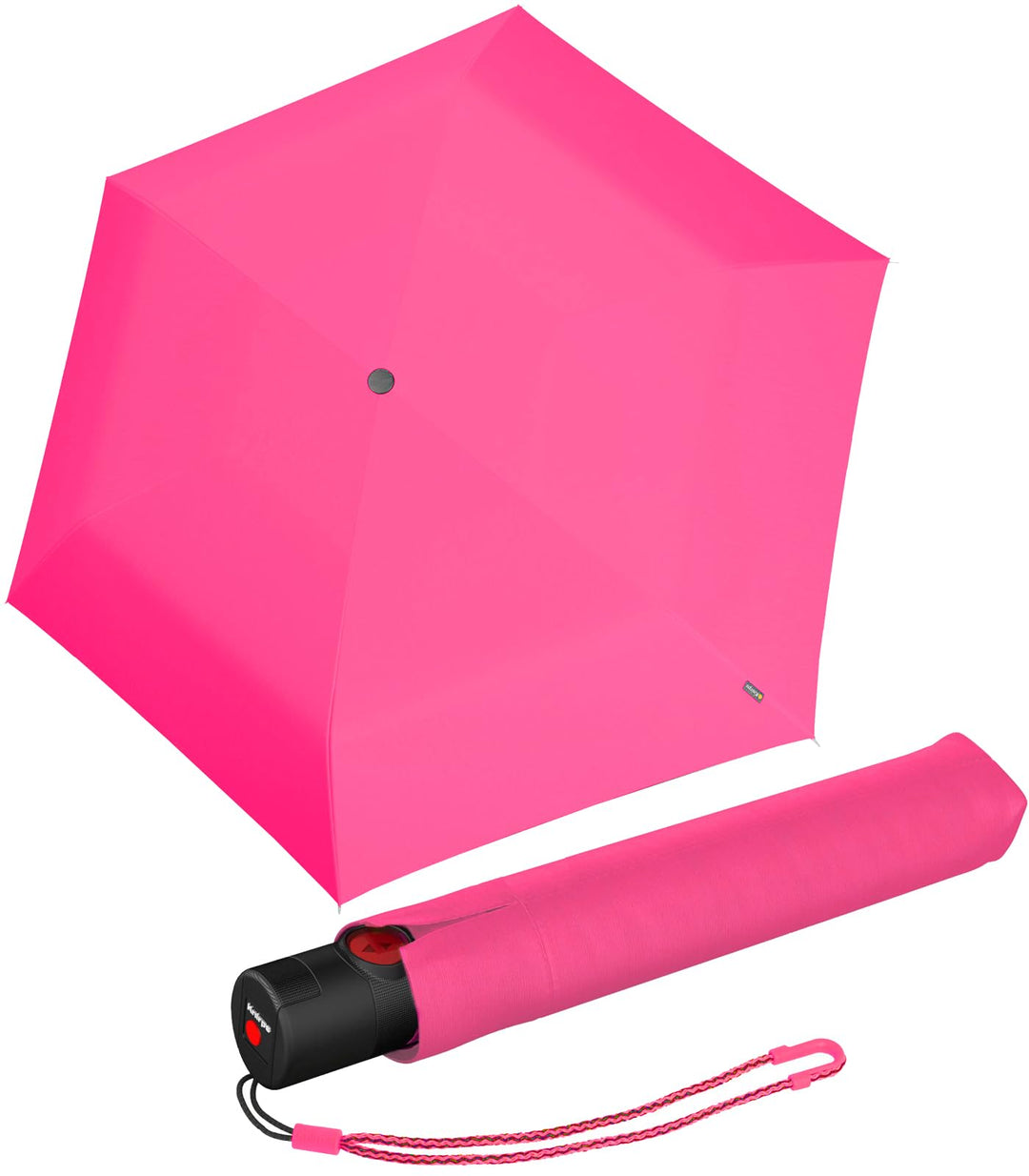 Knirps U.200 Ultra Light Duomatic - Taschenschirm Regenschirm neon pink
