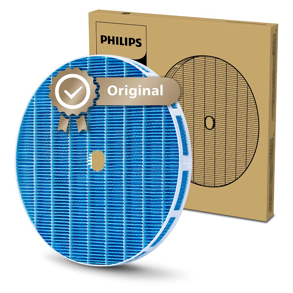 Philips NanoCloud Luftbefeuchter Ersatzfilter, Aktivkohle, 12 Monate Lebensdauer, Kompatibel mit AC2