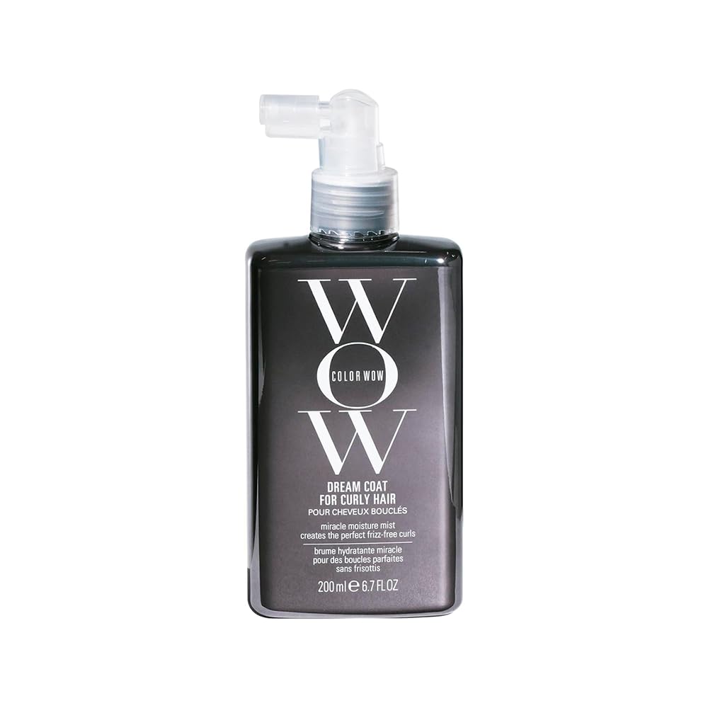 Color Wow Dream Coat Curly Hair Stylingspray, Anti Frizz Spray Lockiges Haar, Ultraleichtes Glanzspr