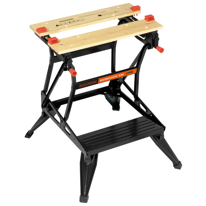 Black+Decker flexible Werkbank WM536 mit grosser Arbeitsfläche – Höhenverstellbar und einfach handzu