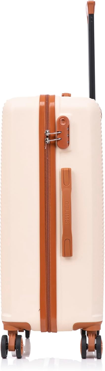 Hartschalen-Kofferset 5-teilig | Handgepäck + Mittlerer + Grosser + 2X Kosmetiktasche | 55x40x20 + 6