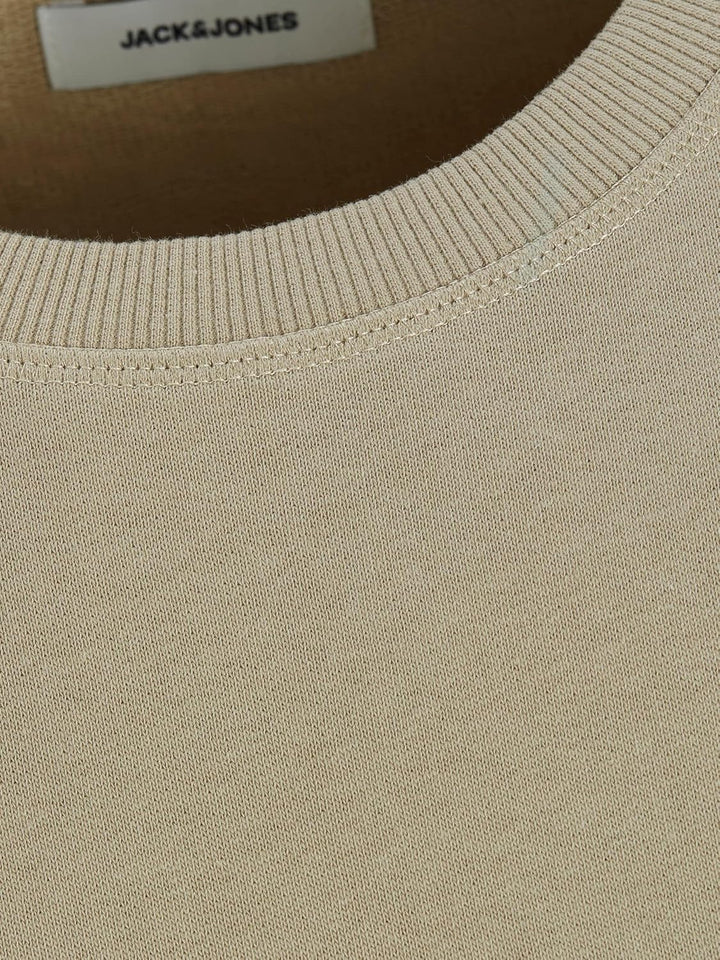 JACK & JONES Male Sweatshirt Klassisches S Crockery, S Crockery