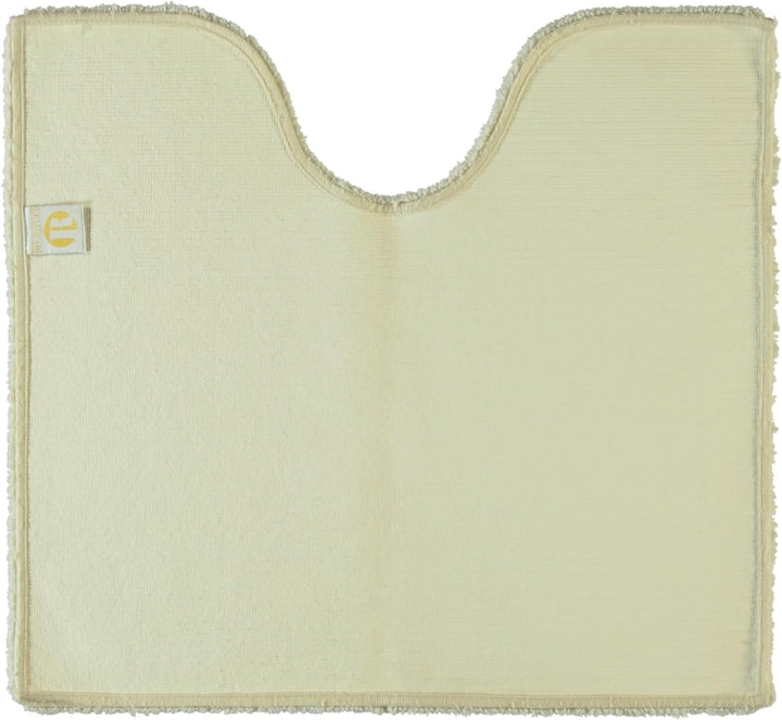 Rhomtuft Badteppiche Square beige - 42 Toilettenvorlage mit Ausschnitt 55x60 cm, Toilettenvorlage mi
