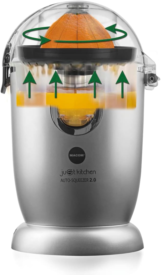 MACOM Just Kitchen 874 Auto-Squeezer 2.0 - Vollautomatische Zitruspresse