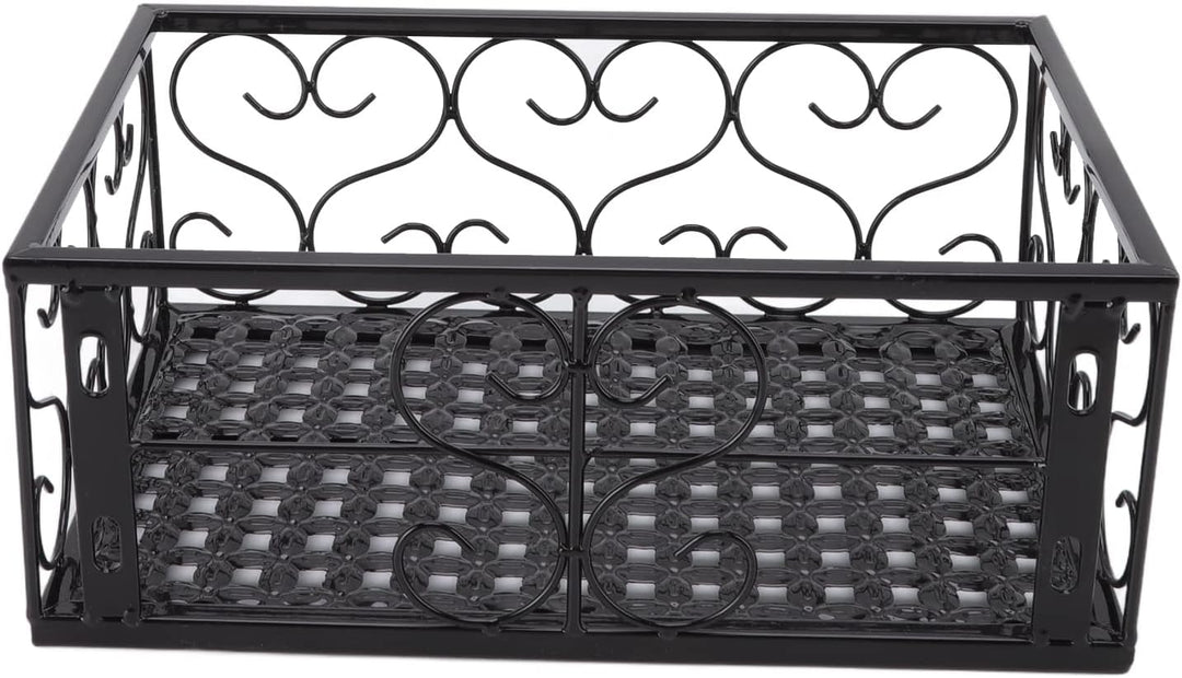 Jenngaoo Blumentopfhalter Balkon, Eisen Dekorative Terrassen Geländer Regal Blumen Regal Korb Regal