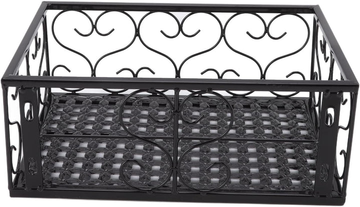 Jenngaoo Blumentopfhalter Balkon, Eisen Dekorative Terrassen Geländer Regal Blumen Regal Korb Regal