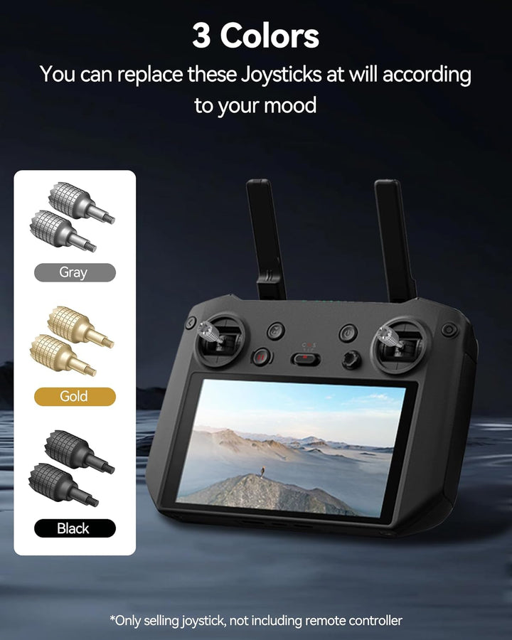 LKTOP Umhängeband und Joysticks für DJI Controller (1 Stück + 3 Paar), Drohnenzubehör für Mini 3 Pro