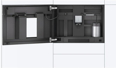 Bosch CTL636ES6 Serie 8 Smarter Einbau-Kaffee-Vollautomat, 45 x 56 cm Nische, 2,4L Wassertank, autoM