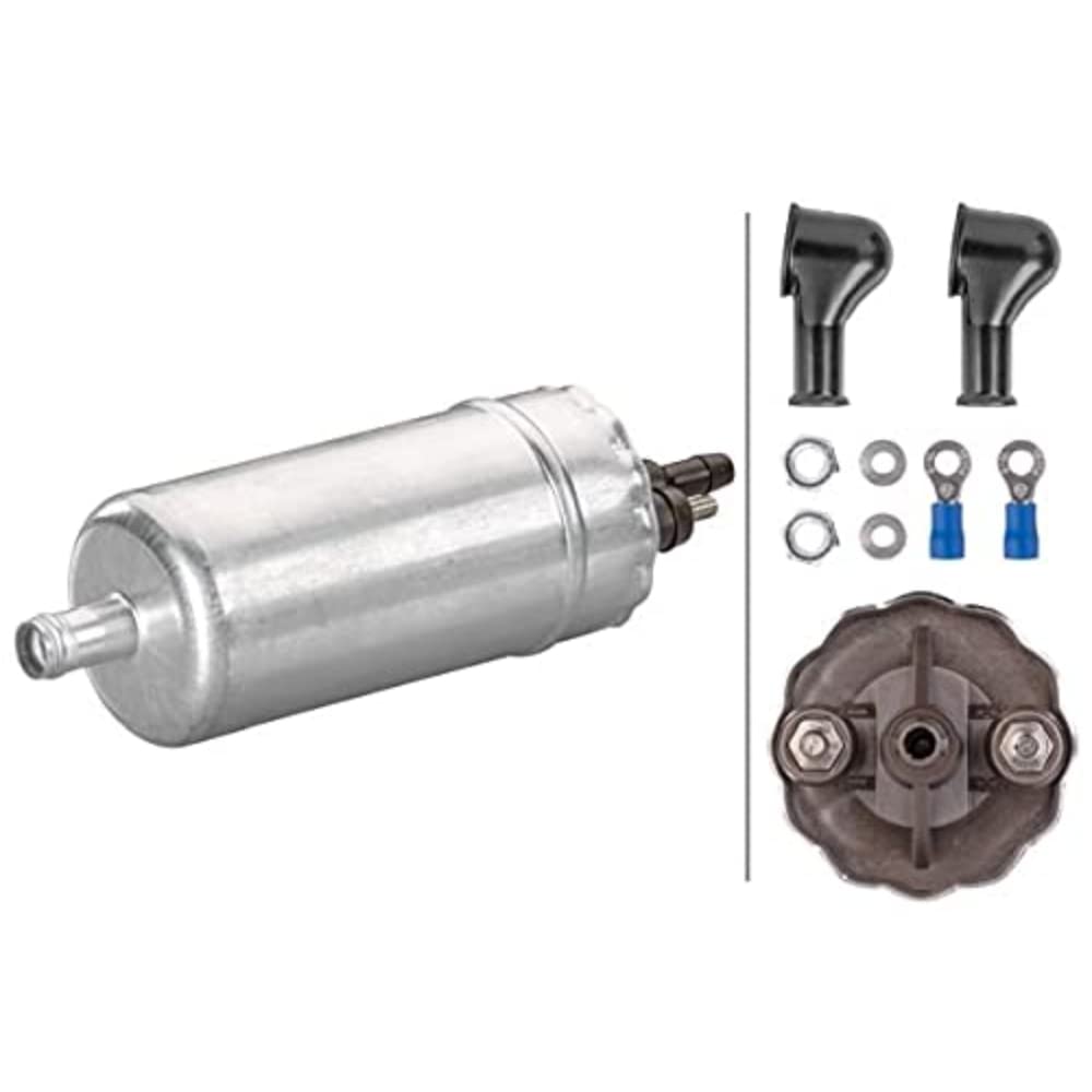 HELLA 8TF 358 106-511 Kraftstoffpumpe - elektrisch - 2-polig - mit Quetschverbinder