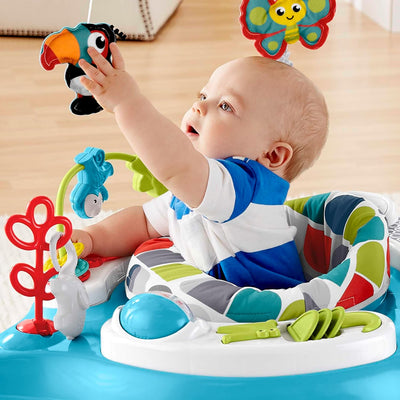 Fisher-Price GWD42 - Jumperedoo, 360-Grad-Drehspass mit fröhlicher Musik, Lichtern und Geräuschen, f