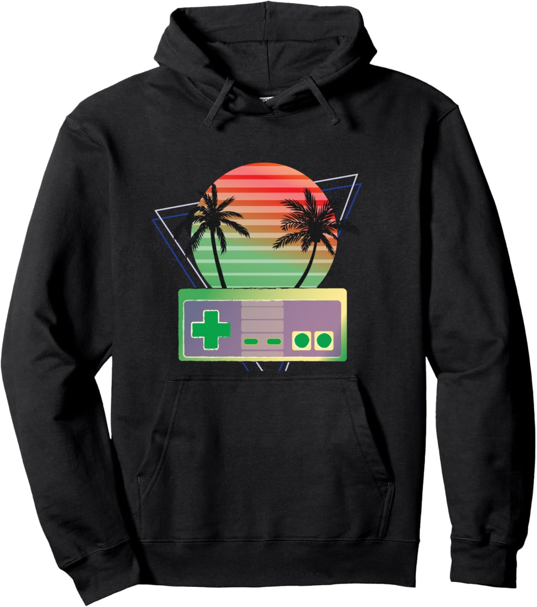 80er Jahre Retrowave-Synthwave-Spieler-Ästhetik Pullover Hoodie