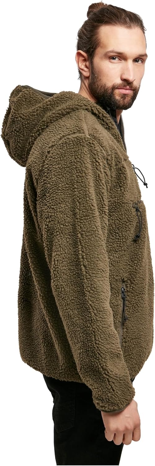Brandit Teddyfleece Worker Pullover XL Oliv, XL Oliv