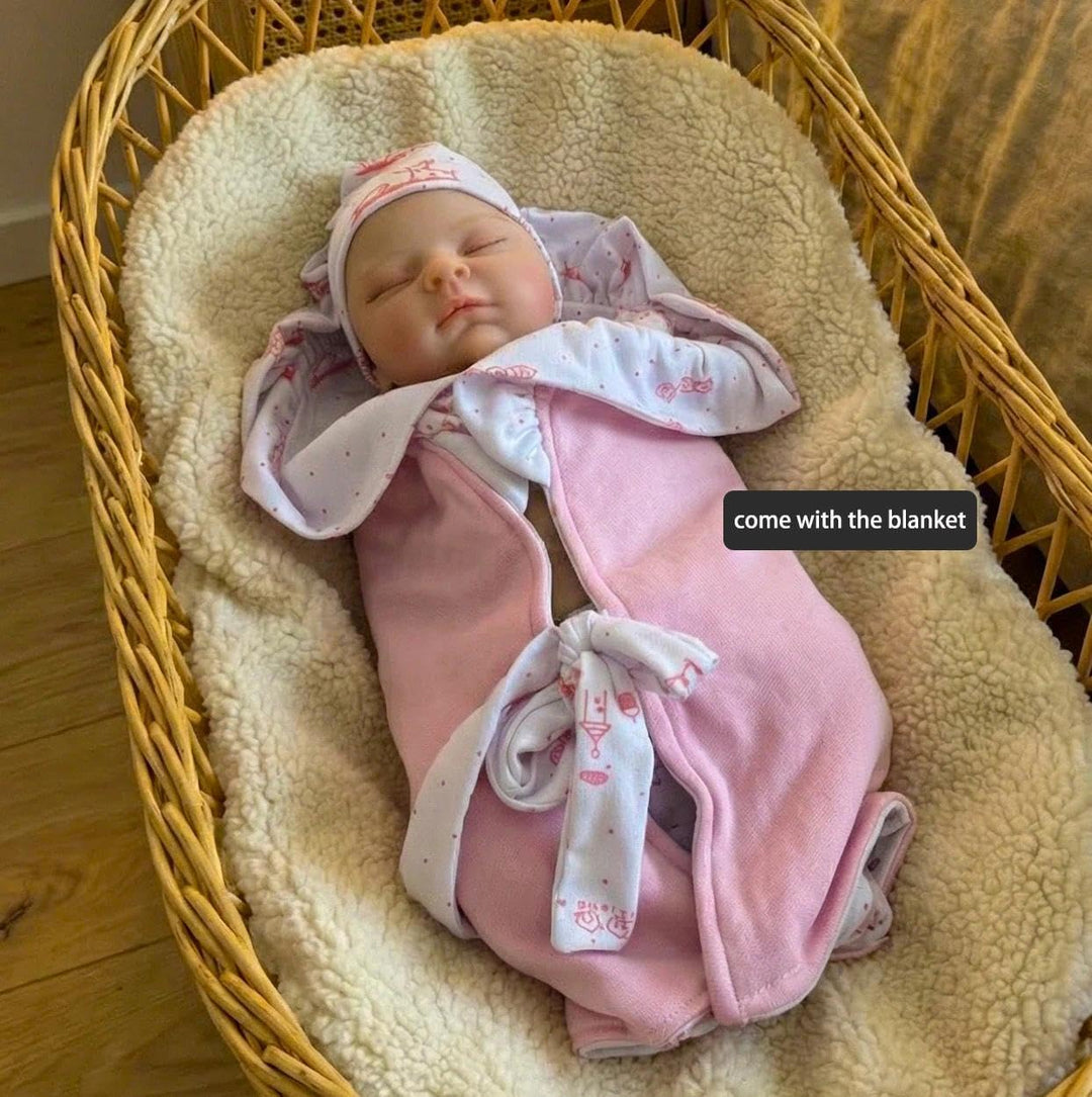 Zero pam Reborn Baby Vollsilikon 30CM Echt Weiche Silikon Baby Mädchen, Babypuppen Wie Echt, Reborn