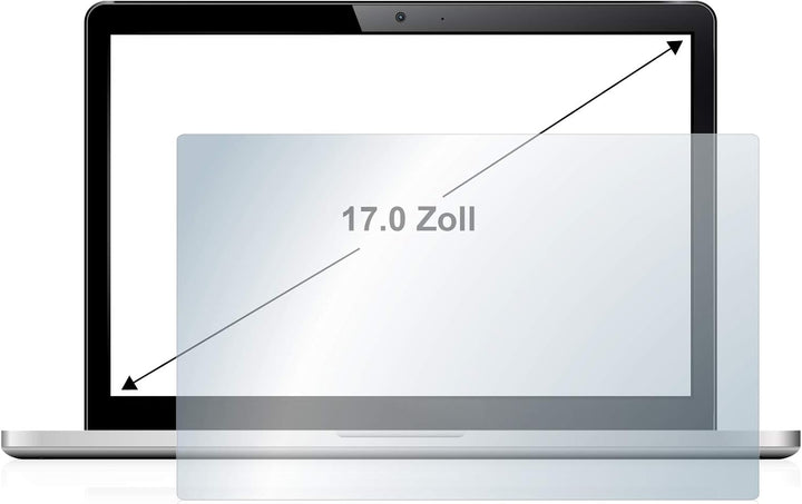 upscreen 17" Schutzfolie für 17,0 Zoll Industrie-Monitore (43.2 cm) [338 x 270 mm, 5:4] – Kristallkl