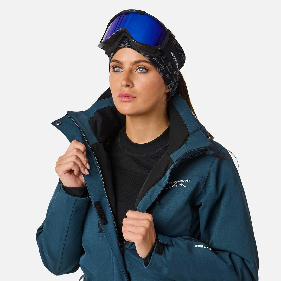 Swedemount Cervinia Skianzug für Damen 34 Dk. Steel Green/Black, 34 Dk. Steel Green/Black