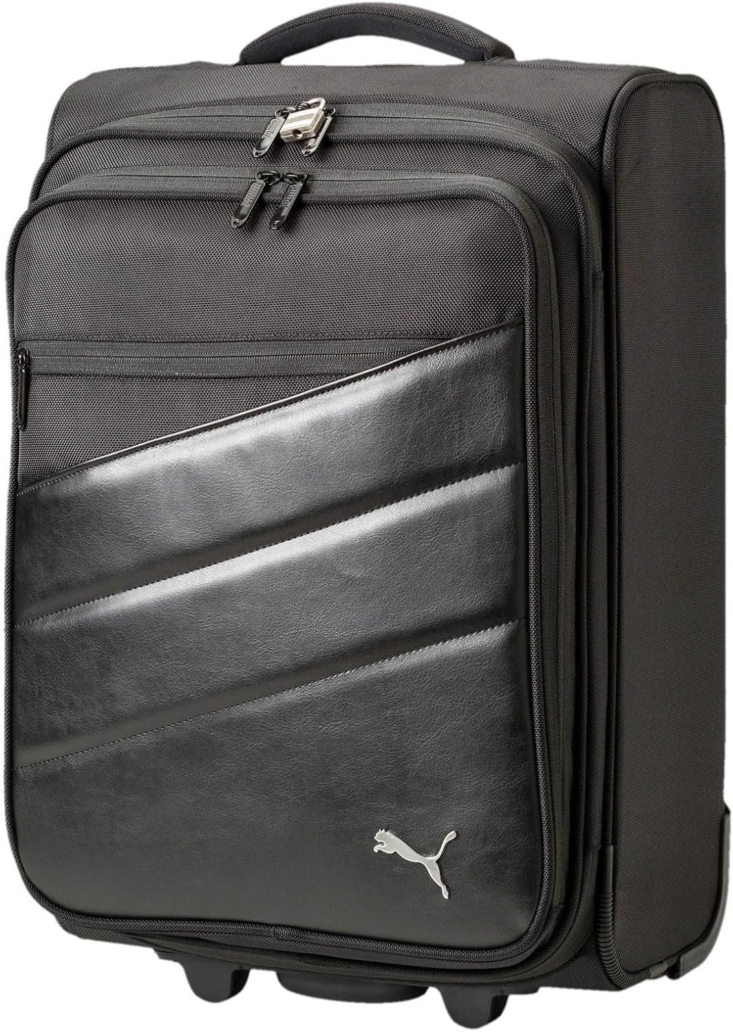 PUMA Unisex – Erwachsene Reisetasche Team Trolley Bag Schwarz, Schwarz