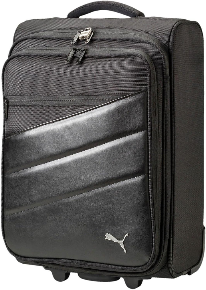PUMA Unisex – Erwachsene Reisetasche Team Trolley Bag Schwarz, Schwarz