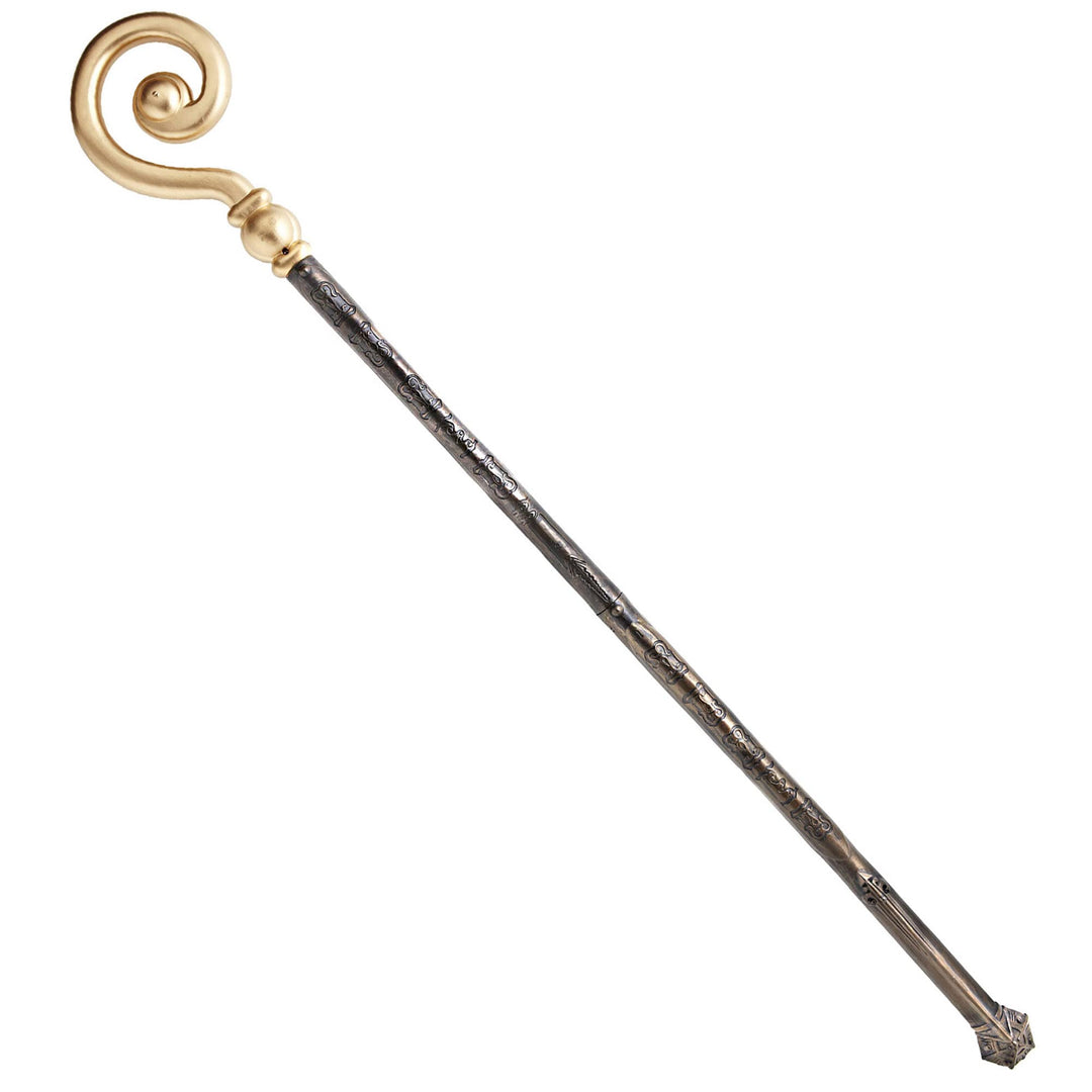 W WIDMANN MILANO Party Fashion 66832 - Hirtenstab, Bischofsstab, ca. 147 cm, Nikolaus, Accessoire, Z