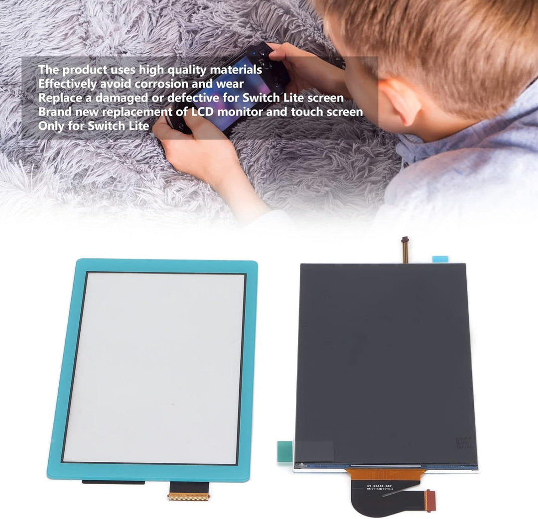 für Switch Lite Bildschirm Ersatz-LCD-Display-Panel-Reparaturteile,LCD-Flüssigkristall-Display und D