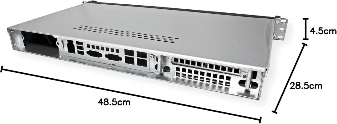 VALUE 19" Servergehäuse, 1HE, schwarz
