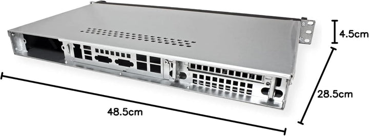VALUE 19" Servergehäuse, 1HE, schwarz