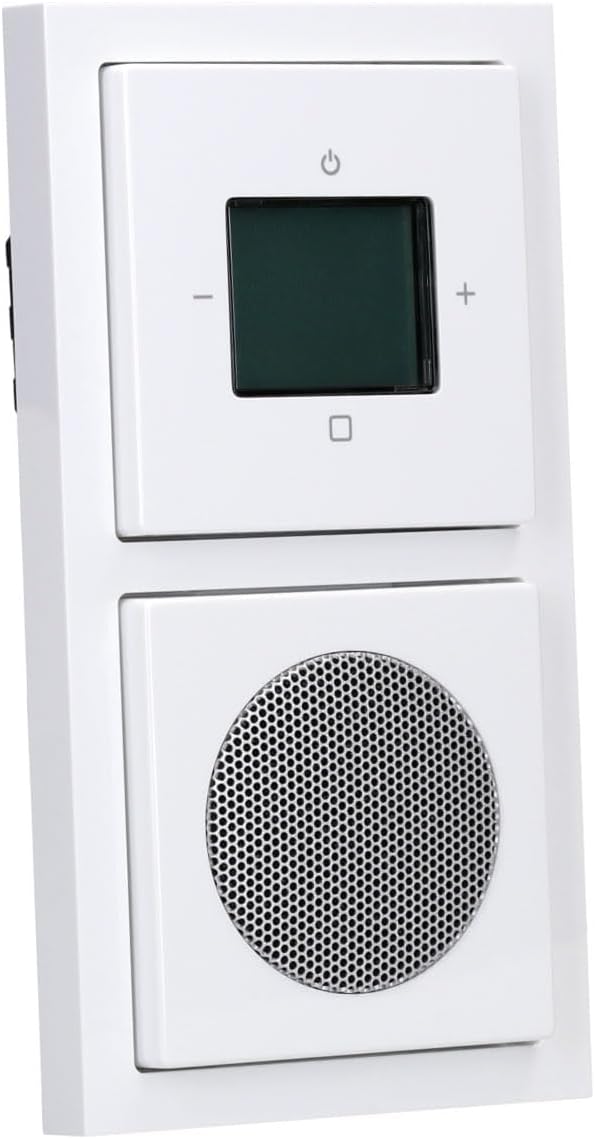 Busch-Jaeger 8240-84 Wlan Radio Komplettset, 2 W, Weiss