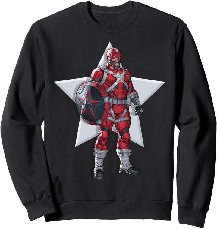 Marvel Black Widow Red Guardian Standing Star Sweatshirt
