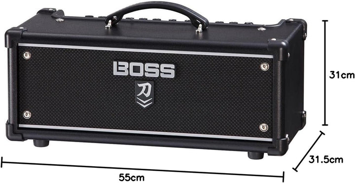 BOSS Katana MKII Head Gitarrenverstärker, tragbarer 100 Watt Gitarrenverstärker-Head mit leistungsst