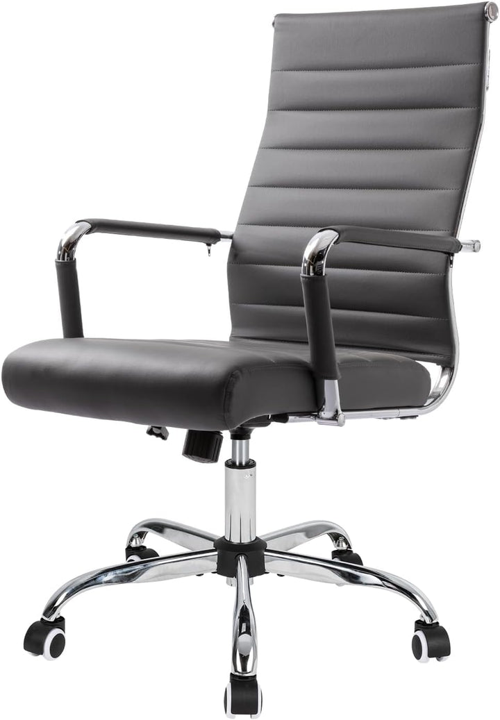 UEV Bürostuhl Ergonomisch Wippfunktion bis 150 kg belastbar Schreibtischstuhl mit Armlehne Drehstuhl