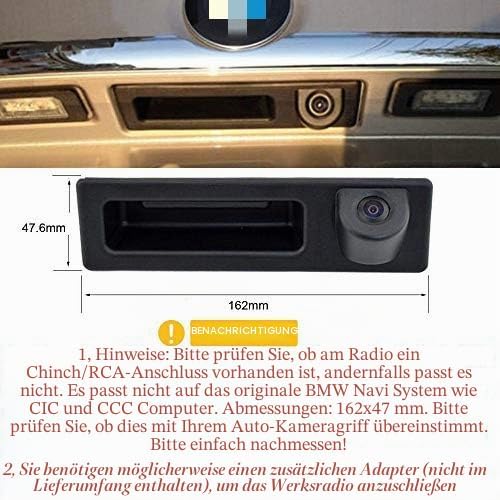 LeHang CCD Color Car Rückfahrkamera Rückfahrkamera für BMW 3er 5er BMW X5 X1 E82 E88 E84 E90 E91 E92