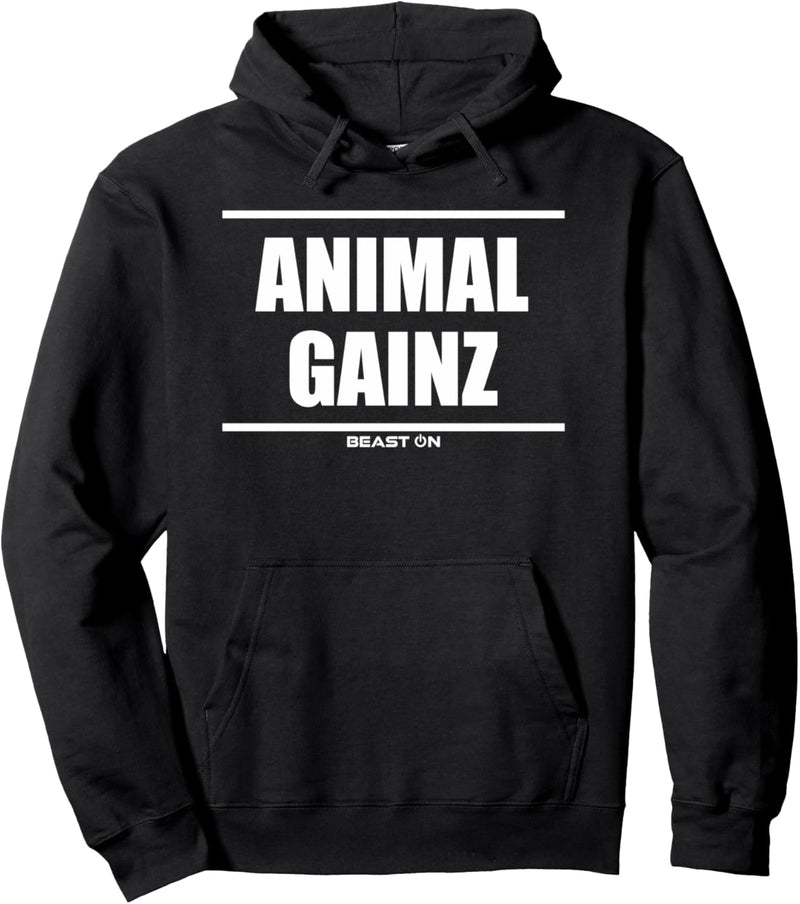 Animal Gainz Bodybuilding Gains Training Gym Fitness Workout Pullover Hoodie