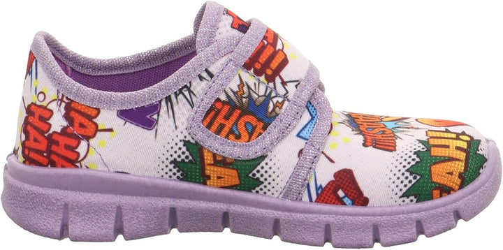 Superfit Jungen Bobby 1-000706 Hausschuhe 26 EU Weit Lila Mehrfarbig 8500, 26 EU Weit Lila Mehrfarbi