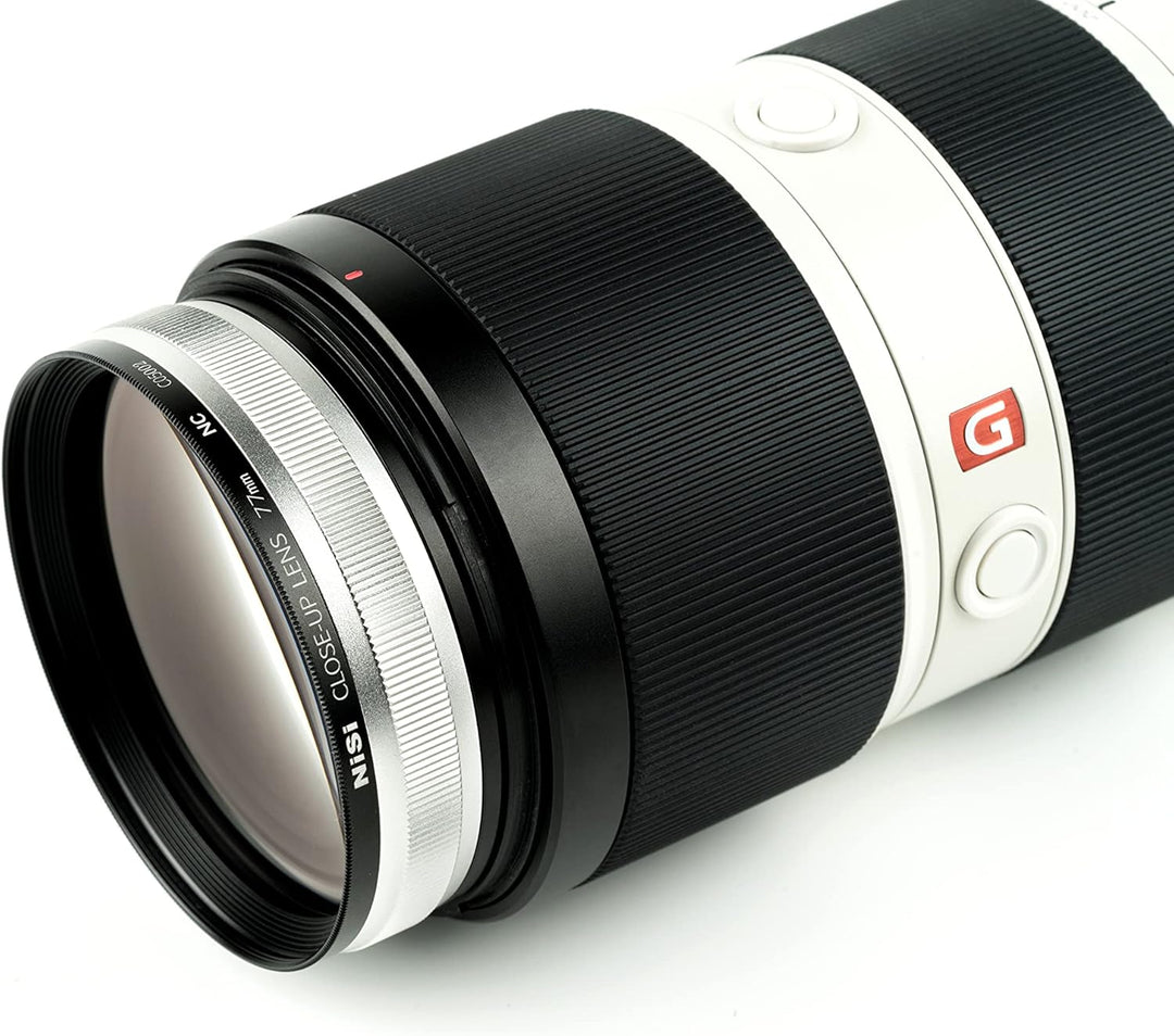 NiSi Nahlinse 77mm Close Up Lens Filter Kit - inkl 77 mm Close-up Linse, 72-77mm Adapterring, 67-77m
