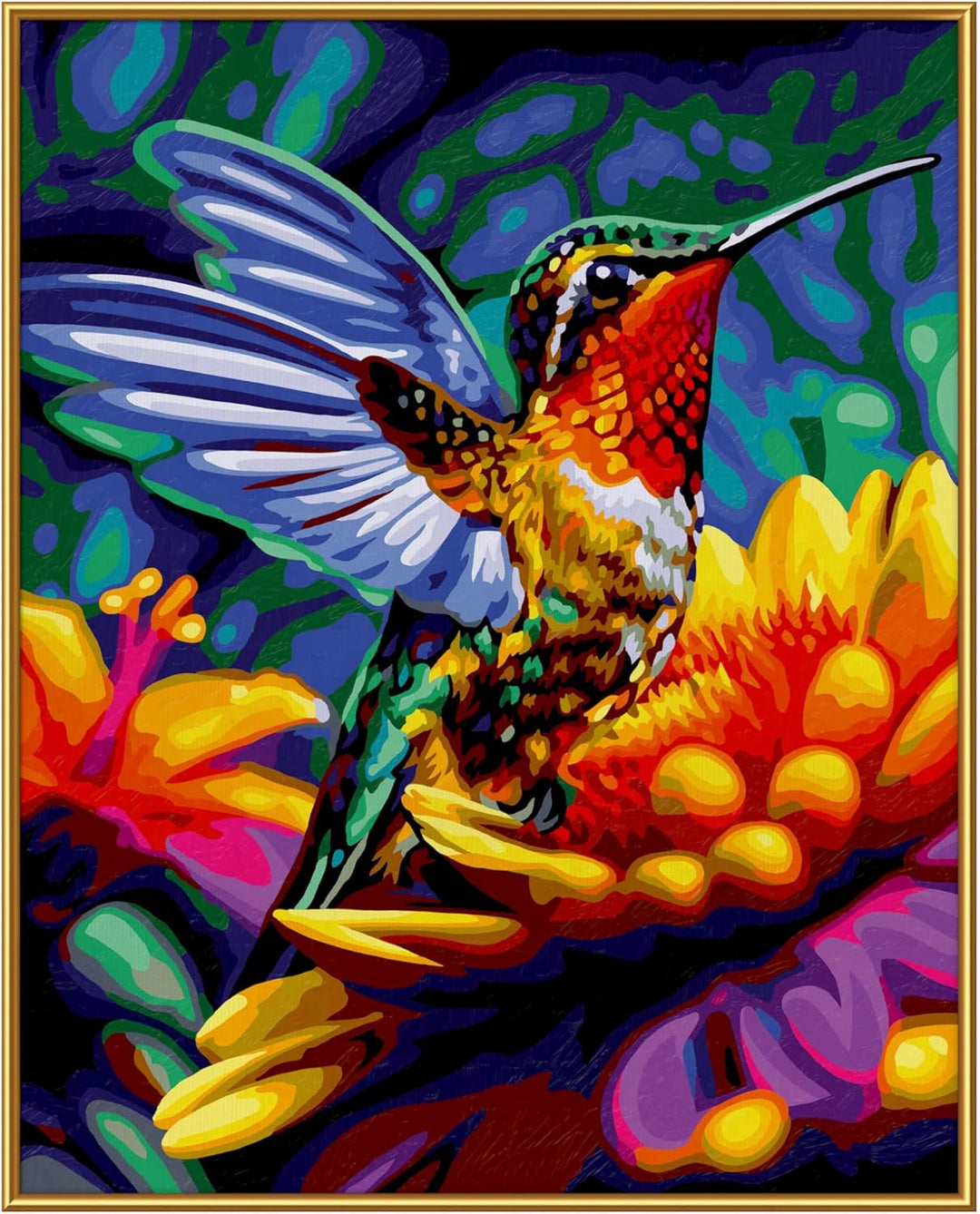 Schipper 609130921 Malen nach Zahlen – Kolibri - Bilder malen für Erwachsene, inklusive Pinsel und A