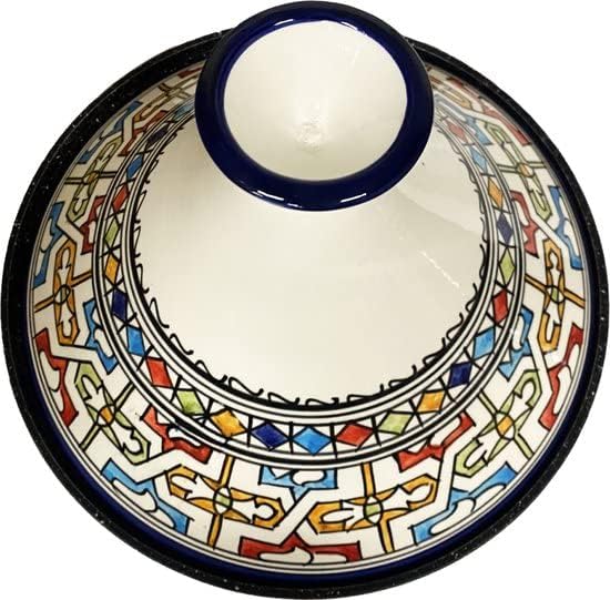 Tajine Fes Ø30cm - Induktion - Handgefertigte bunte Keramik - Induktion