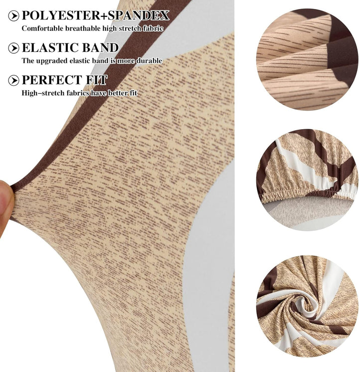 Jaotto Stuhlhussen 4 Stück Universal, Stuhlhusse Stretch 4er Set Moderne, Stuhlhussen Schwingstühle