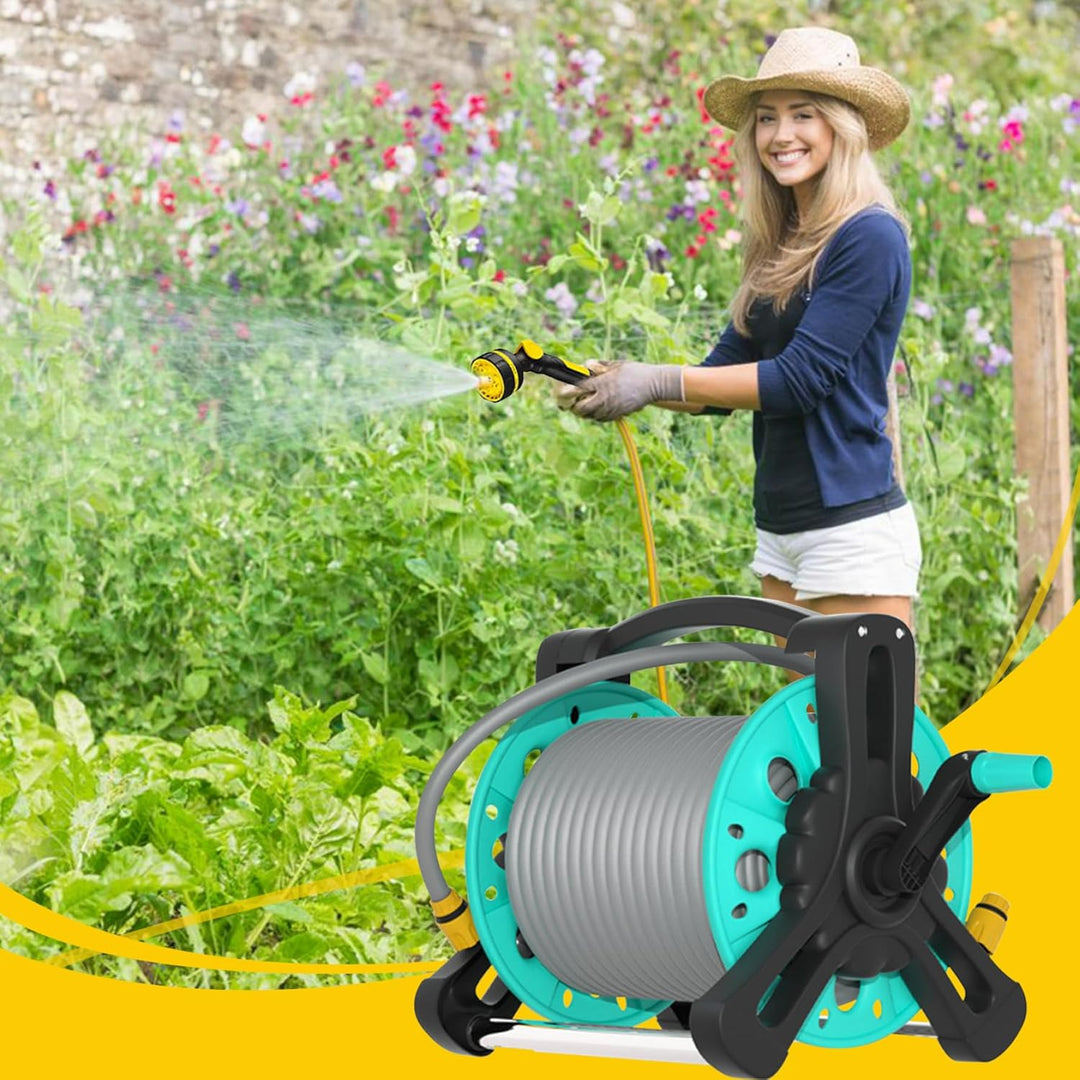 Schlauchtrommel Tragbare Gartenschlauchtrommeln Drehschlauchtrommel Mit Griff Wasserschlauchtrommelw