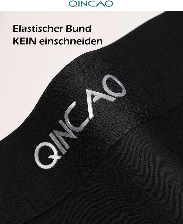 QINCAO Boxershorts Herren 6er Pack Ohne Kratzenden Zettel Männer Unterhosen Unterwäsche Boxer Baumwo