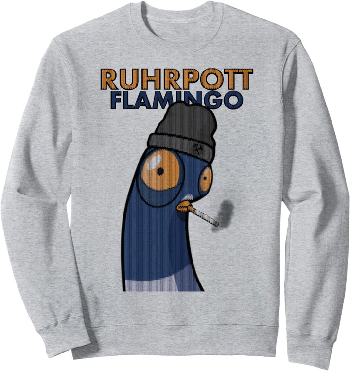 Ruhrgebiet lustige Taube - Ruhrpott Flamingo Sweatshirt