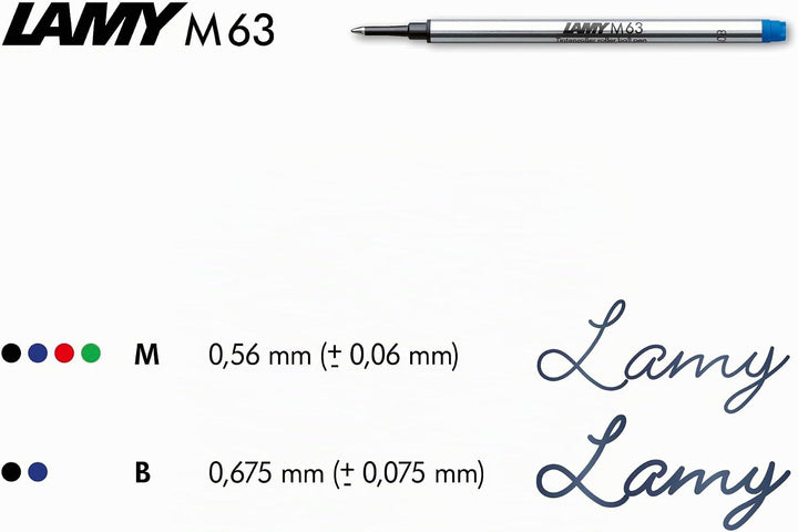 LAMY scala Tintenroller 351 - Rollpen aus strichmattiertem Edelstahl in der Farbe Silber mit Griffst
